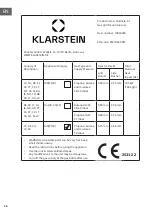 Предварительный просмотр 36 страницы Klarstein 10040269 Manual