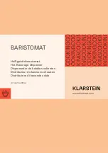 Предварительный просмотр 1 страницы Klarstein Baristomat Manual