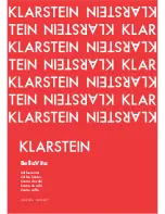 Preview for 1 page of Klarstein BellaVita User Manual