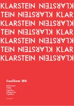 Preview for 1 page of Klarstein CoolZone 250 Manual