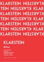 Klarstein El Paso User Manual предпросмотр