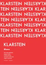 Предварительный просмотр 1 страницы Klarstein Eliana Series Manual