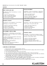 Preview for 11 page of Klarstein FRUIT DESSERT MAKER Manual