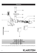 Preview for 11 page of Klarstein Fruitpresso Moreno Manual