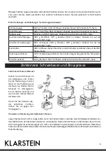 Preview for 6 page of Klarstein Multifunktions-Mixer Manual