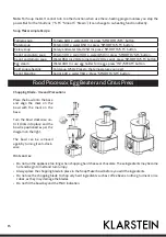 Preview for 15 page of Klarstein Multifunktions-Mixer Manual