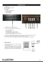 Предварительный просмотр 4 страницы Klarstein St. Moritz 10031526 Manual