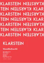 Klarstein Vinovilla Duo 43 Manual preview