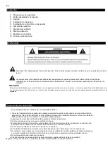 Предварительный просмотр 10 страницы KLASS Fan ELECTRA DC User Manual