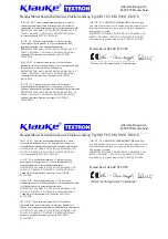 Предварительный просмотр 59 страницы Klauke TEXTRON EK15/50 Instruction Manual