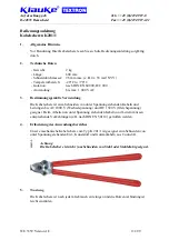 Preview for 1 page of Klauke TEXTRON K201/1 Instruction Manual