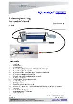 Предварительный просмотр 1 страницы Klauke TEXTRON K502 Instruction Manual