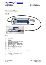 Предварительный просмотр 10 страницы Klauke TEXTRON K502 Instruction Manual