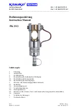 Предварительный просмотр 1 страницы Klauke TEXTRON PK 25/2 Instruction Manual