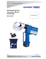 Preview for 1 page of Klauke EK 120 Instruction Manual