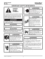 Preview for 3 page of Klauke EK 135L Operation Manual