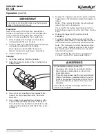 Preview for 10 page of Klauke EK 135L Operation Manual