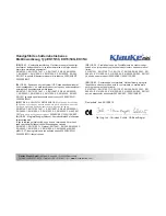 Preview for 64 page of Klauke EK 15/50 Instruction Manual