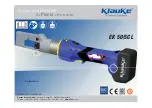 Klauke EK 50 Instructions Manual preview