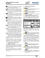 Preview for 8 page of Klauke EK 60 VPFT-L Instruction Manual