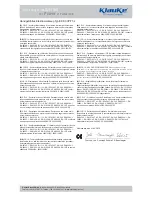 Preview for 19 page of Klauke EK 60 VPFT-L Instruction Manual