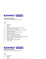 Preview for 18 page of Klauke ES 32 Instruction Manual