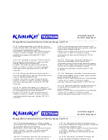 Preview for 37 page of Klauke ES 32 Instruction Manual