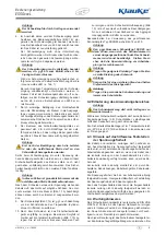 Предварительный просмотр 10 страницы Klauke ESSGL Instruction Manual