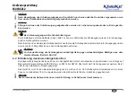 Preview for 14 page of Klauke MAPAX2L2 Instruction Manual