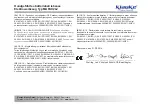 Preview for 28 page of Klauke MAPAX2L2 Instruction Manual