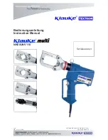 Klauke Multi Instruction Manual preview