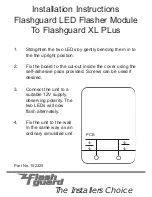 Preview for 2 page of Klaxon Flashguard LED Flasher Module 102325 Installation Instructions