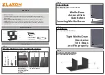 Klaxon G0223IT0112 Installation Manual preview