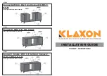 Preview for 2 page of Klaxon G0223IT0239 Installation Manual