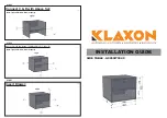 Preview for 2 page of Klaxon G0250IT0049 Installation Manual