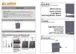 Preview for 1 page of Klaxon G0250IT0052 Installation Manual