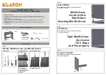 Preview for 1 page of Klaxon INDIANA G0223IT0377 Installation Manual