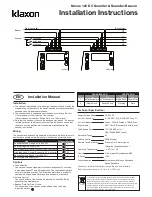 Preview for 2 page of Klaxon Nexus 120 DC Installation Instructions