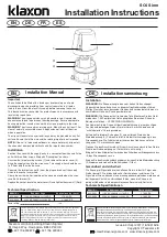 Klaxon SO4 Series Installation Instructions preview