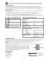 Preview for 3 page of KLC FLEX-MATE K500 User Manual