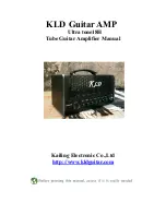 Предварительный просмотр 1 страницы KLD Ultra tone18H Manual