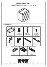 Preview for 1 page of Klëarvue Cabinetry 478-3812 Instructions Manual