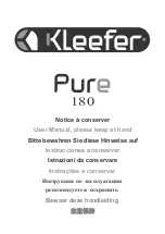 KLeefer Pure 180 User Manual preview