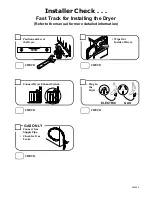 Preview for 28 page of Kleenmaid Automatic dryers Installation Instructions Manual