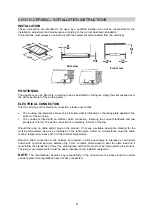 Preview for 10 page of Kleenmaid CH311B Instructions For Use Manual