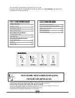 Preview for 2 page of Kleenmaid CH600FFW Manual For Installation And Utilisation