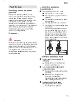 Preview for 19 page of Kleenmaid Dishwasher Collection Instructions For Use Manual