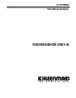 Предварительный просмотр 1 страницы Kleenmaid DW1-N Technical Manual