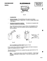 Предварительный просмотр 20 страницы Kleenmaid DW1-N Technical Manual