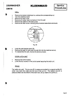 Предварительный просмотр 31 страницы Kleenmaid DW1-N Technical Manual